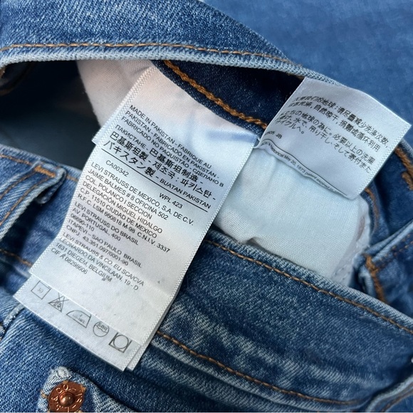 Levi’s Wedgie Skinny Denim Jeans Size 30 - Picture 8 of 13